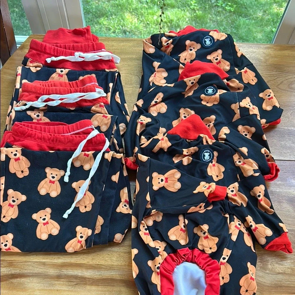 Pittie Clothing Company matching PJ sets. PRICE PER ITEM